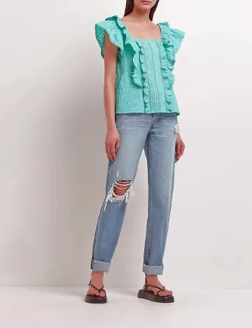 Bluza River Island, turcoaz