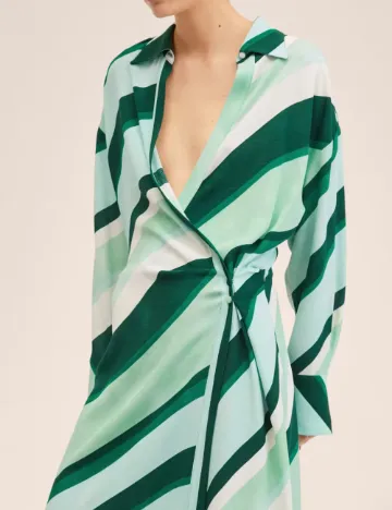 Rochie medie Mango, verde
