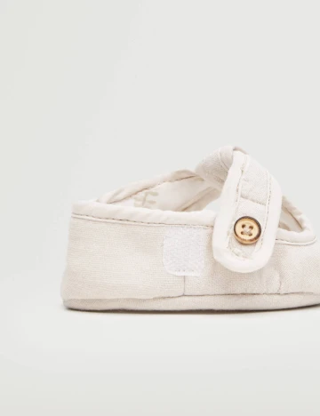 Papuci Mango Kids, bej