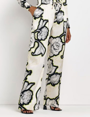 Pantaloni River Island, crem