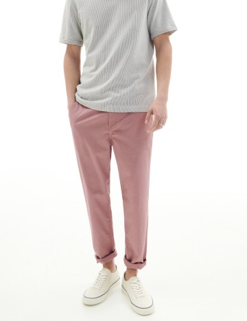 Pantaloni Reserved, roz pudra