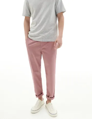 Pantaloni Reserved, roz pudra