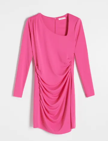 Rochie scurta Reserved, roz
