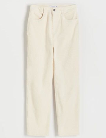 Pantaloni Reserved, crem