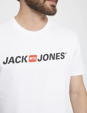 Tricou Jack&Jones, alb Alb