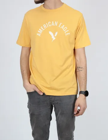 Tricou American Eagle, galben