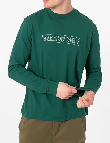 Bluza American Eagle, verde Verde