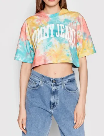 Top Tommy Jeans, mix culori