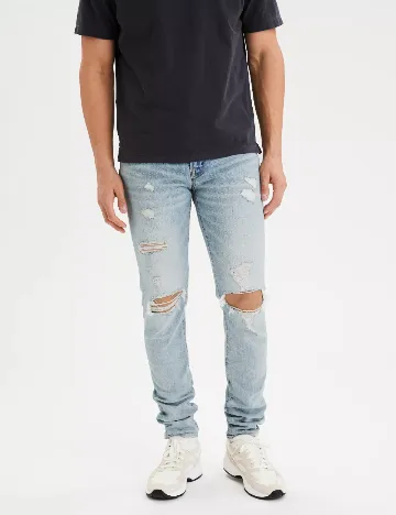 Blugi American Eagle, bleu