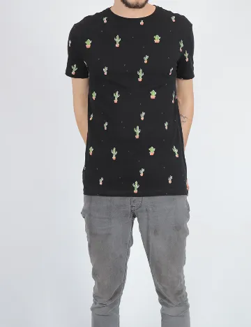 Tricou Reserved, negru