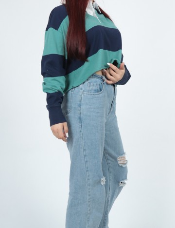Top American Eagle, verde/bleumarin