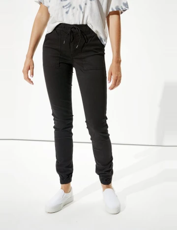 Pantaloni American Eagle, negru