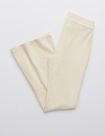 Pantaloni Aerie, crem