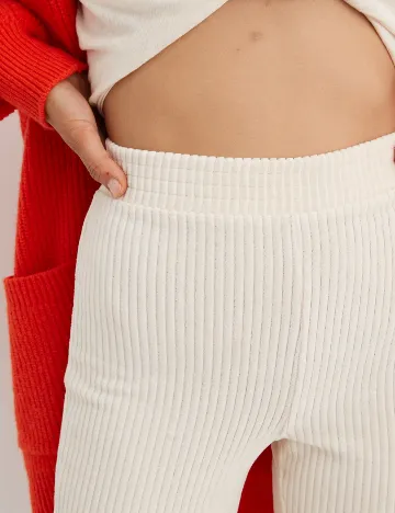 Pantaloni Aerie, crem