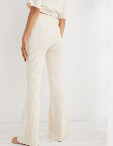 Pantaloni Aerie, crem