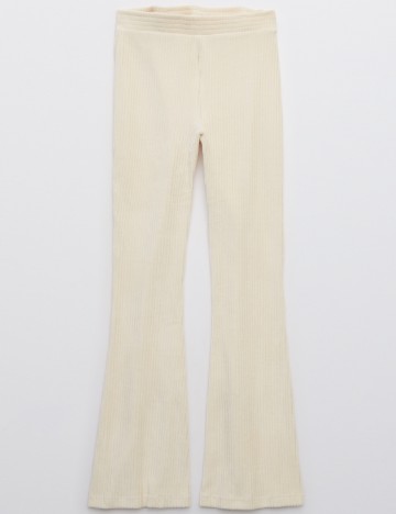 Pantaloni Aerie, crem