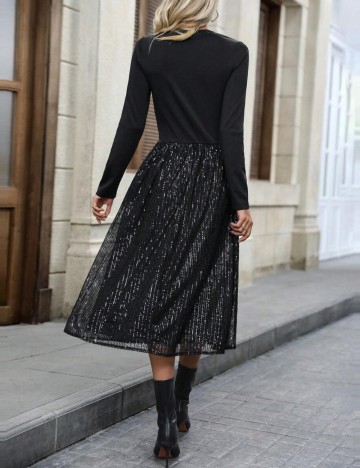 Rochie medie SHEIN, negru