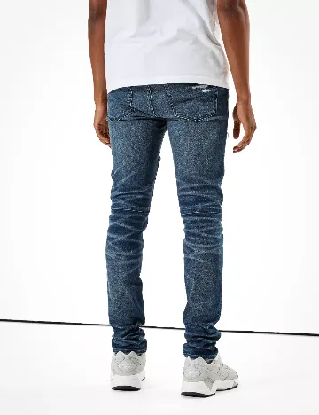 Blugi American Eagle, bleumarin Albastru