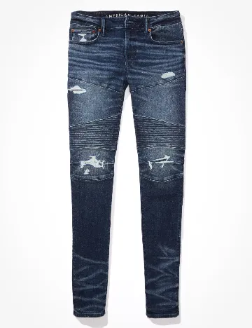 Blugi American Eagle, bleumarin Albastru