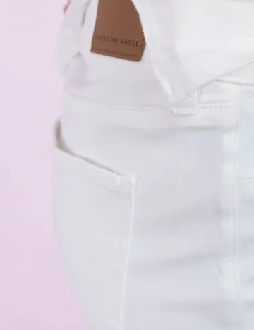 Blugi American Eagle, alb