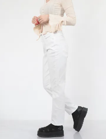 Blugi American Eagle, alb