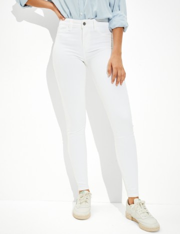 Blugi American Eagle, alb