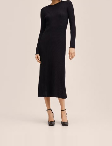 Rochie medie Mango, negru