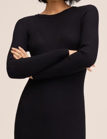 Rochie medie Mango, negru