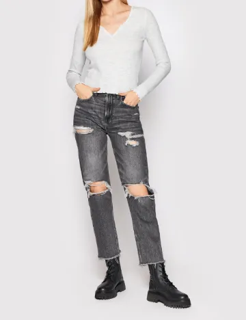 Blugi American Eagle, gri