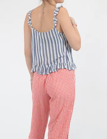 Top American Eagle, alb/albastru