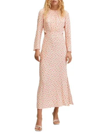 Rochie lunga Mango, corai