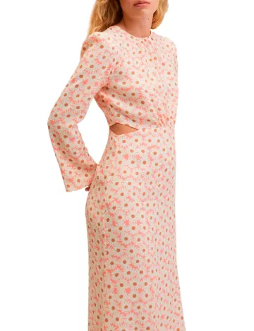 Rochie lunga Mango, corai