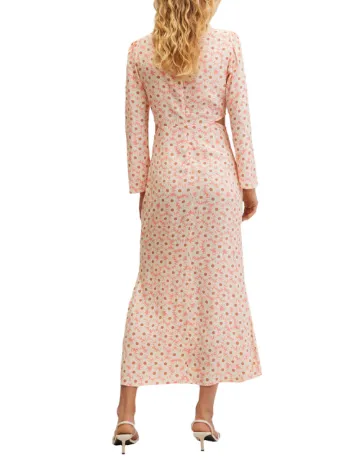 Rochie lunga Mango, corai