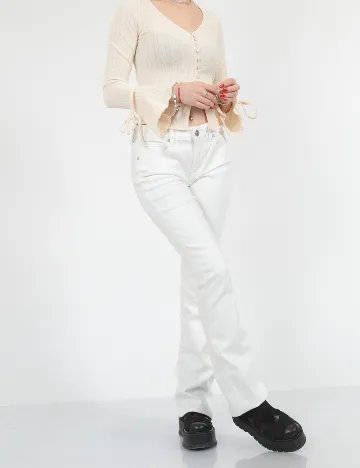 Blugi American Eagle, alb