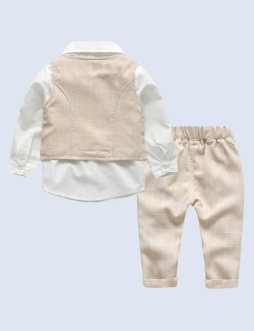 Costum Shein Kids, crem