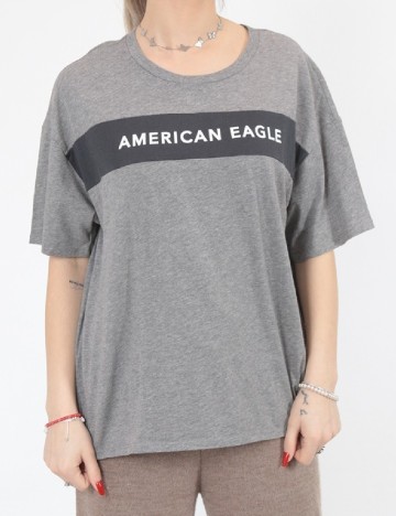 Tricou American Eagle, gri