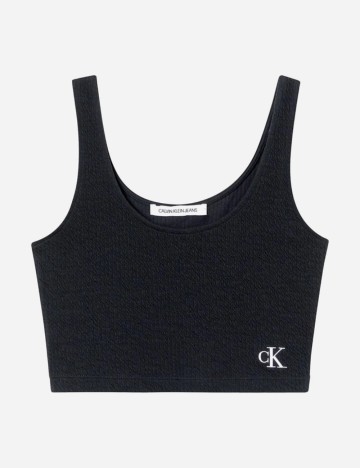 Top Calvin Klein Jeans, negru