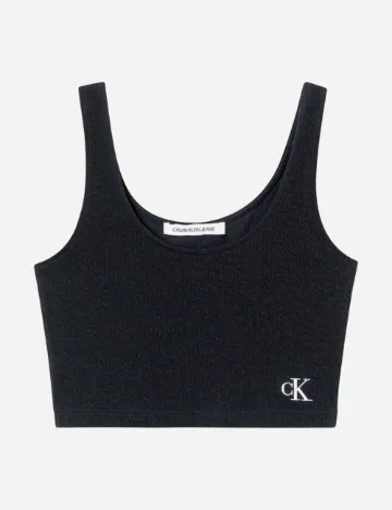 Top Calvin Klein Jeans, negru