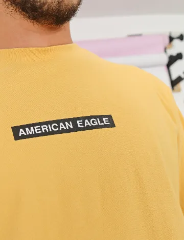 Tricou American Eagle, galben