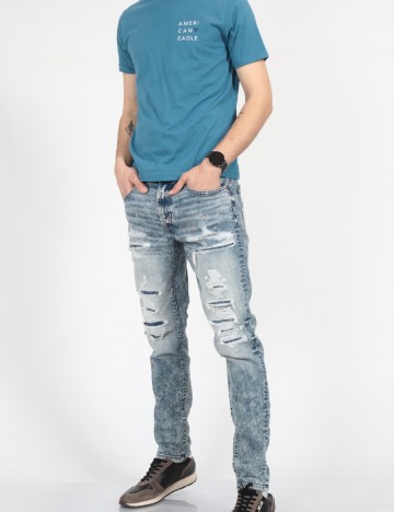 Blugi American Eagle, bleu