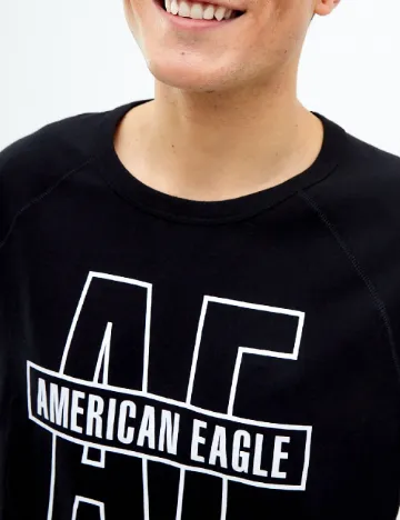 Tricou American Eagle, negru