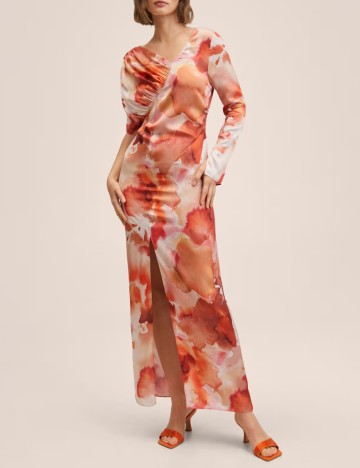 Rochie lunga Mango, mix culori
