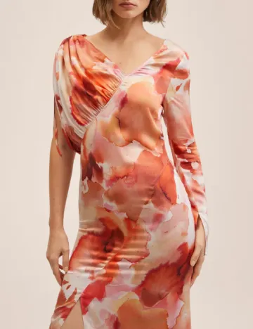 Rochie lunga Mango, mix culori