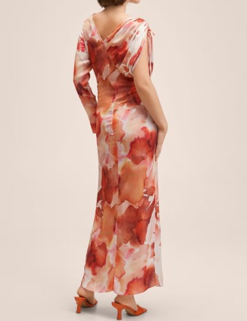 Rochie lunga Mango, mix culori