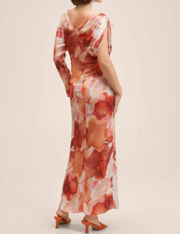 Rochie lunga Mango, mix culori