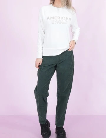 Bluza American Eagle, alb Alb