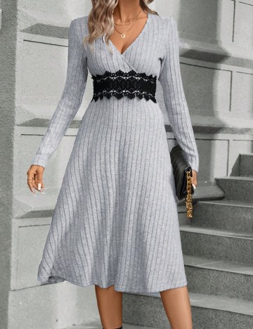 Rochie medie SHEIN, gri