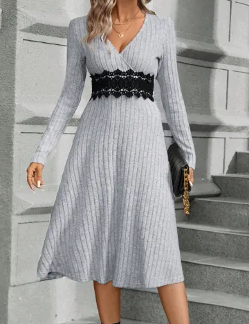 Rochie medie SHEIN, gri Gri