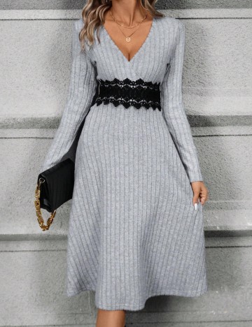 Rochie medie SHEIN, gri