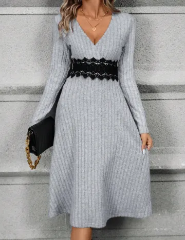 Rochie medie SHEIN, gri Gri